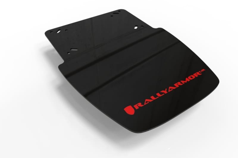 Rally Armor — Black Mud Flap/Red Logo