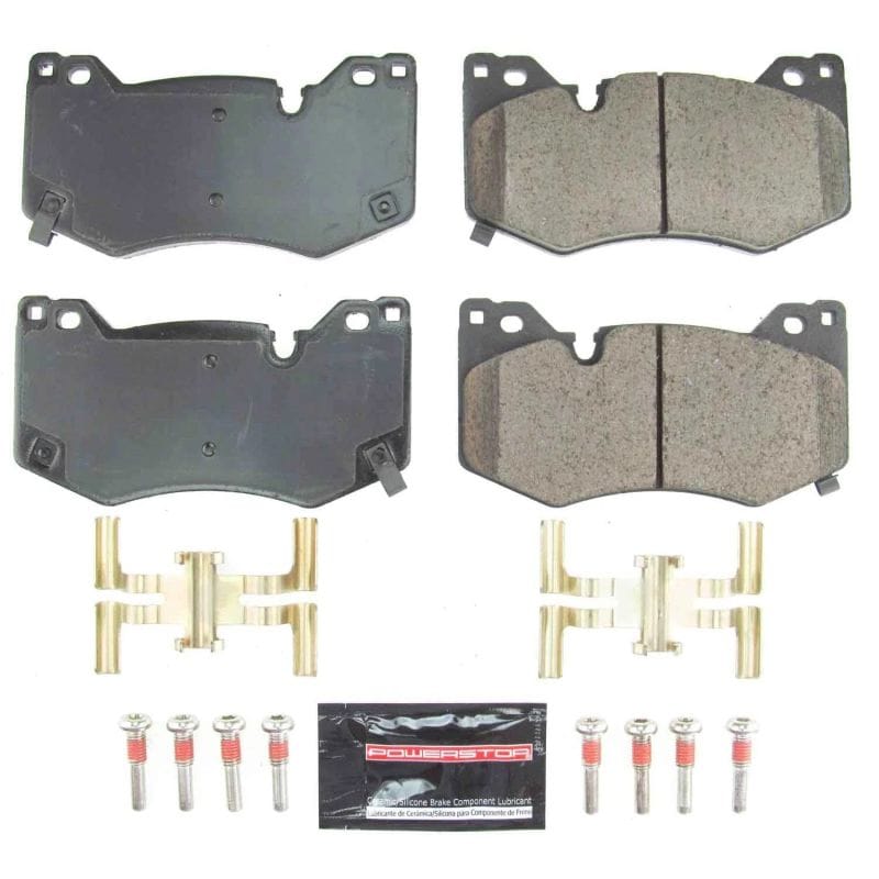 PowerStop — PowerStop - Z23 Daily Driver Carbon-Fiber Ceramic Brake Pads with Hardware Kit