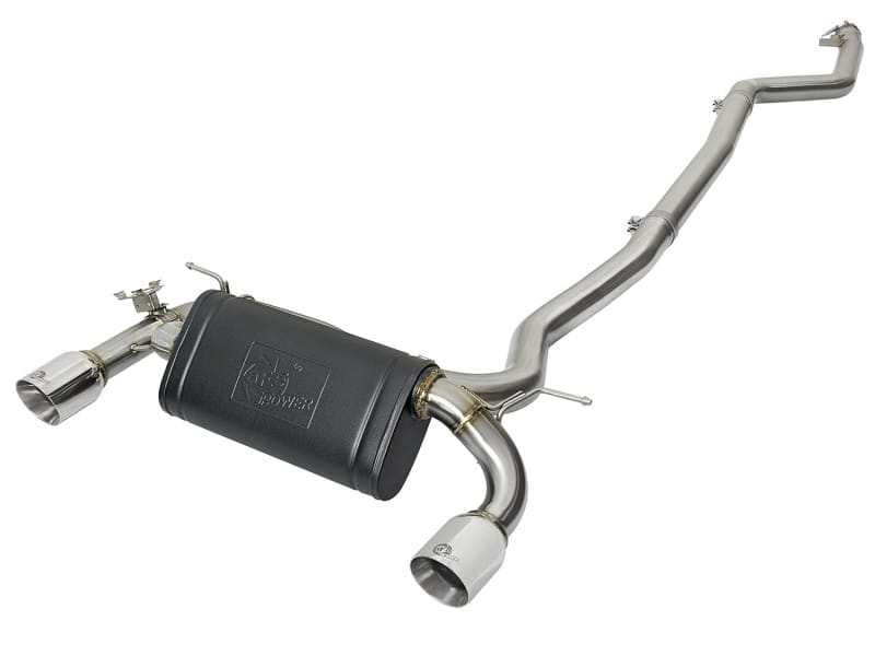 aFe — MACH Force-Xp Stainless Steel Cat-Back Exhaust System w/Polished Tips