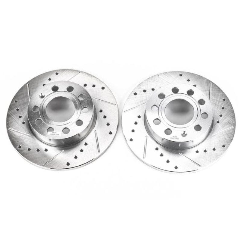 PowerStop — PowerStop Evolution Performance Drilled, Slotted & Plated Brake Rotor Pair