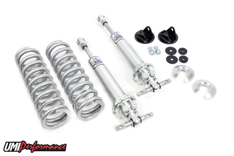 UMI Performance — 2048-350 - 1993-2002 GM F-Body UMI Front Coil Over Kit, Dbl Adj, Bearing Mounted