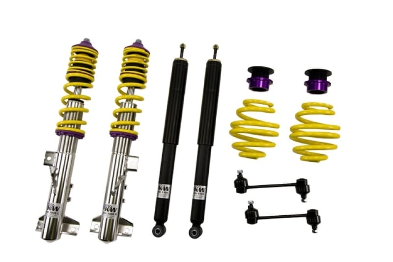 KW — Height adjustable stainless steel coilover system with pre-configured damping
KW COILOVER KIT V1 - 10220027