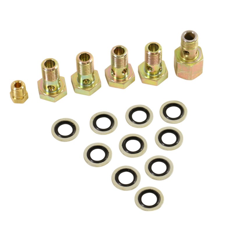 BD Diesel — Banjo Bolt Upgrade Kit - 1999 Dodge
Fuel Line Banjo Bolt Upgrade Kit