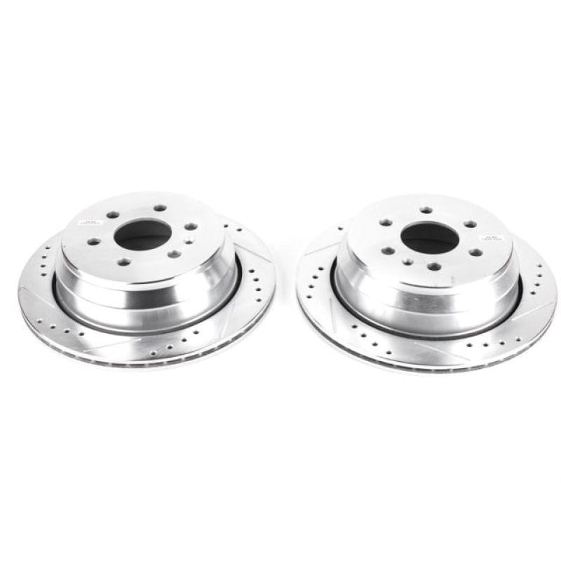 PowerStop — PowerStop Evolution Performance Drilled, Slotted & Plated Brake Rotor Pair