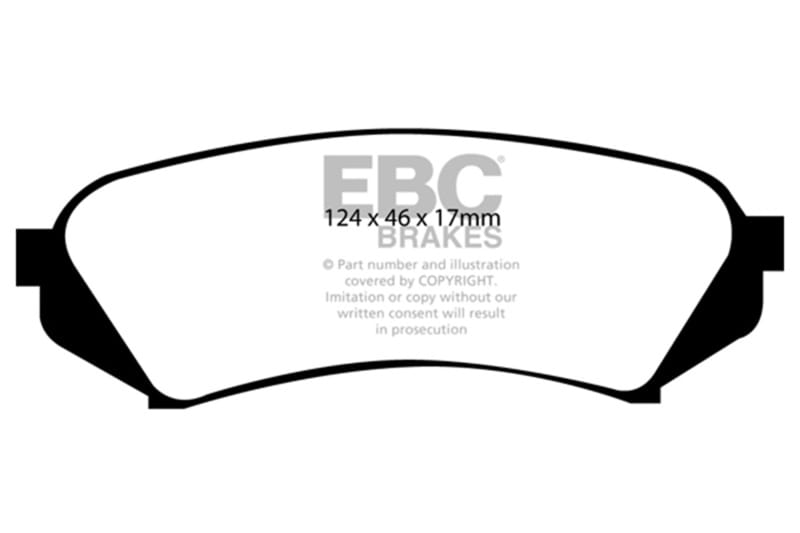 EBC — 6000 Series Greenstuff Truck/SUV Brakes Disc Pads