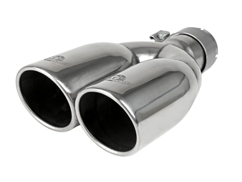 aFe — MACH Force-Xp 304 Stainless Steel Clamp-on Exhaust Tip Polished