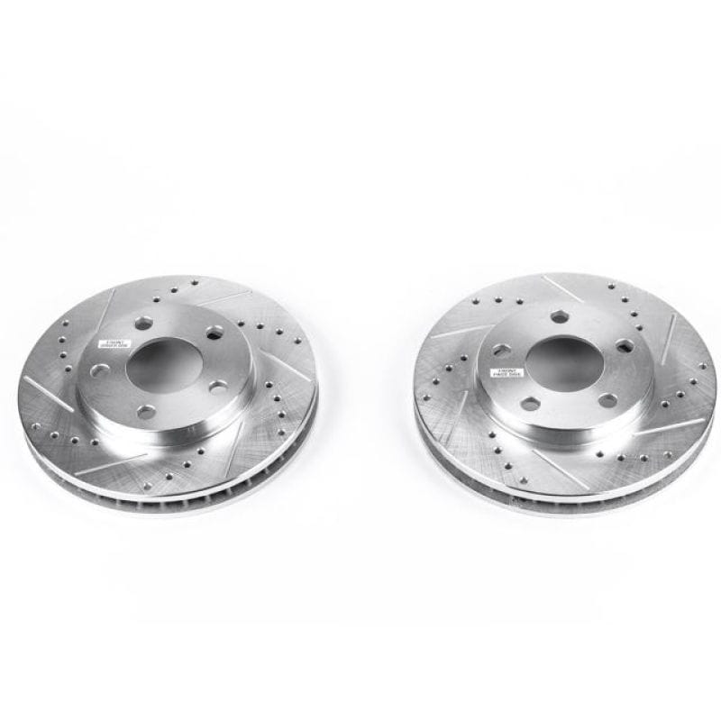 PowerStop — PowerStop Evolution Performance Drilled, Slotted & Plated Brake Rotor Pair