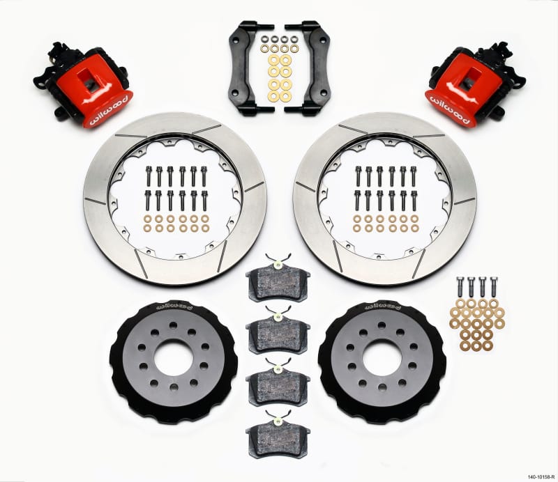 Wilwood — KIT,REAR,CPB,MUSTANG 94-04,.875 OFFSET 12.90 ROTOR,RED