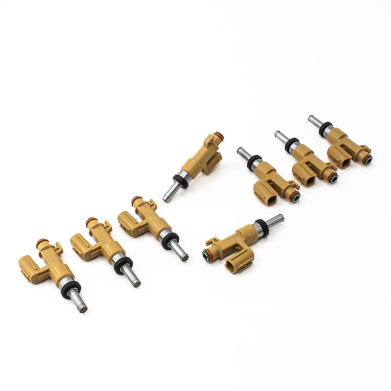 DeatschWerks — Matched set of 8 injectors 650cc/min
650cc - Tundra, Sequia, Land Cruiser
