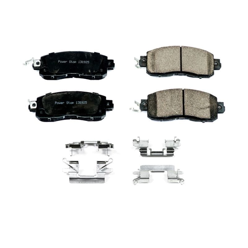 PowerStop — PowerStop - Z17 Low-Dust Ceramic Brake Pads with Hardware