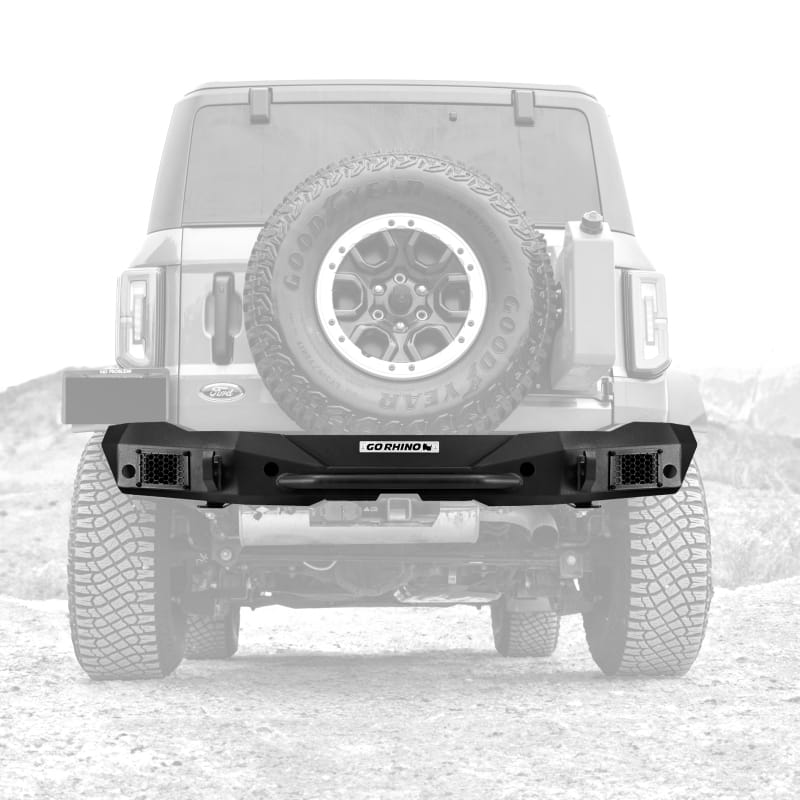 Go Rhino — Rockline Rear Full Width Bumper for Ford Bronco