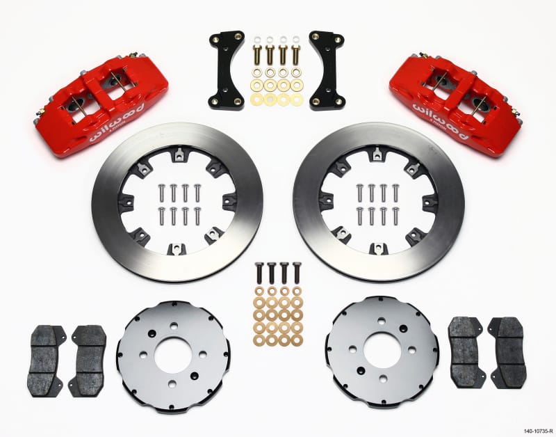 Wilwood — KIT,FRONT,INTEGRA/CIVIC,W/OEM,262mm ROTOR,DP6,RED