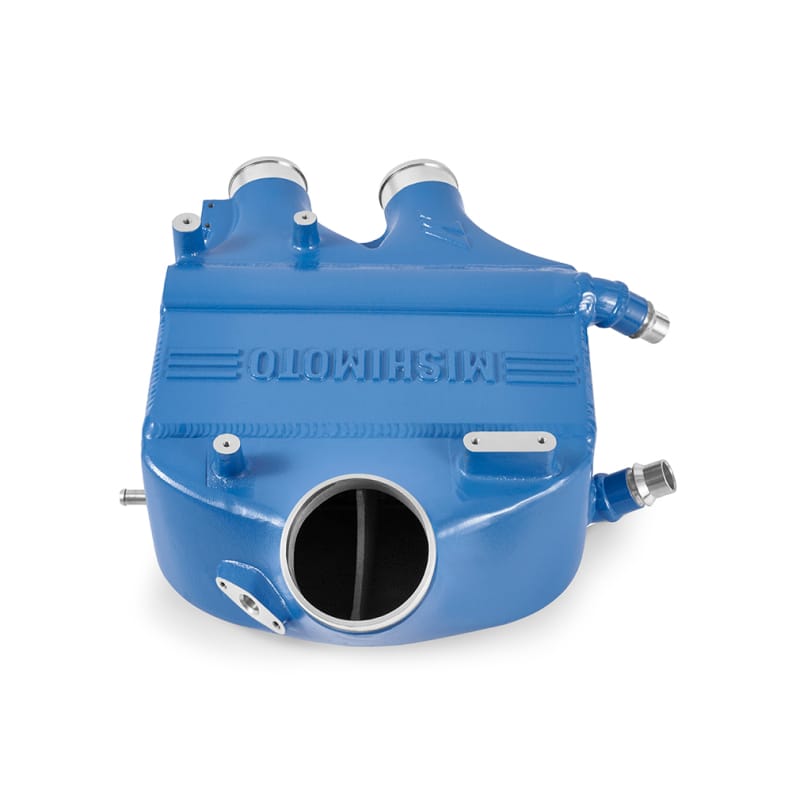 Mishimoto — Performance Air-to-Water Intercooler, Yas Marina Blue, fits BMW F8X M3/M4 15-20