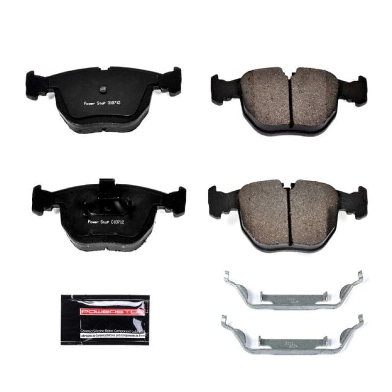 PowerStop — PowerStop - Z23 Daily Driver Carbon-Fiber Ceramic Brake Pads with Hardware Kit