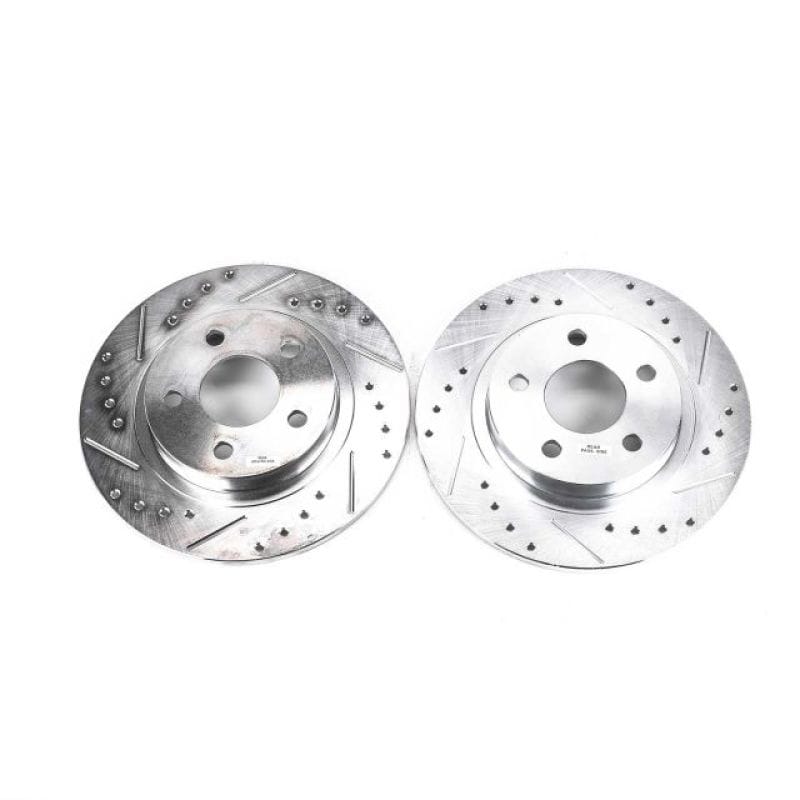 PowerStop — PowerStop Evolution Performance Drilled, Slotted & Plated Brake Rotor Pair
