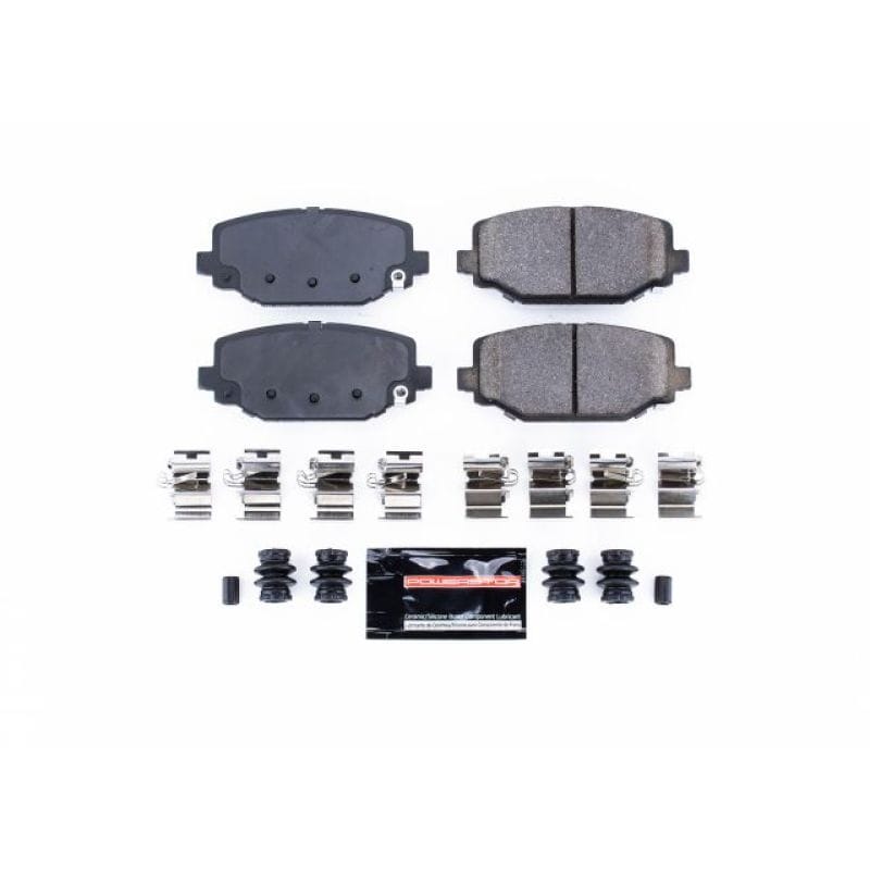 PowerStop — PowerStop - Z23 Daily Driver Carbon-Fiber Ceramic Brake Pads with Hardware Kit