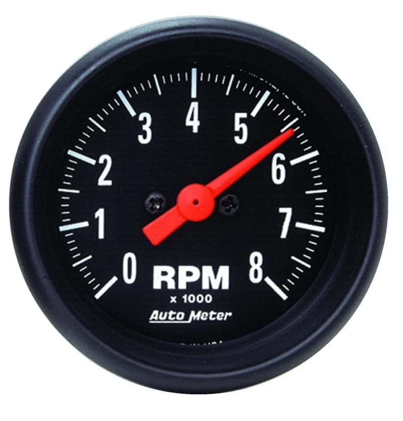 AutoMeter — GAUGE, TACHOMETER, 2 1/16", 8K RPM, IN-DASH, Z-SERIES