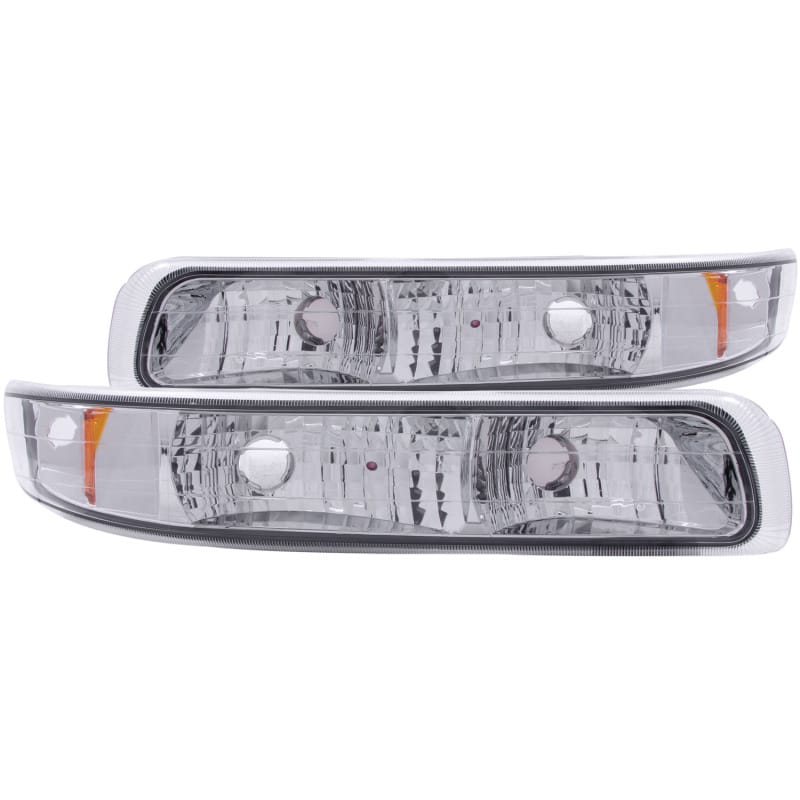 ANZO — ANZO 1999-2002 Chevrolet Silverado 1500 Euro Parking Lights Chrome w/ Amber Reflector
PrkngLghtAssembly