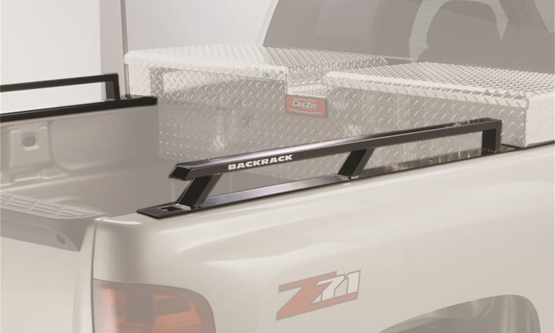 BackRack — Side Rails; w/Tool Box 21 in.; 6.5 Ft.; 20-24 Silverado/Sierra HD