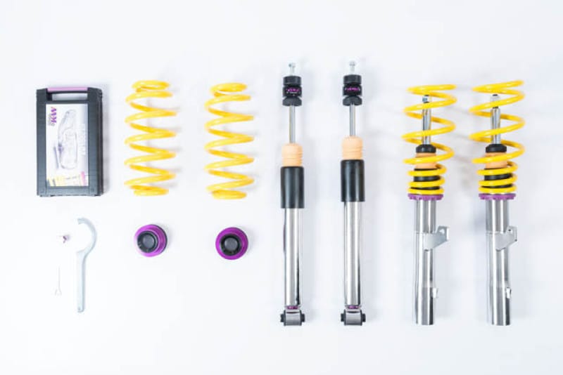KW — Height Adjustable Coilovers with Independent Compression and Rebound Technology
KW COILOVER KIT V3 - 352800BB