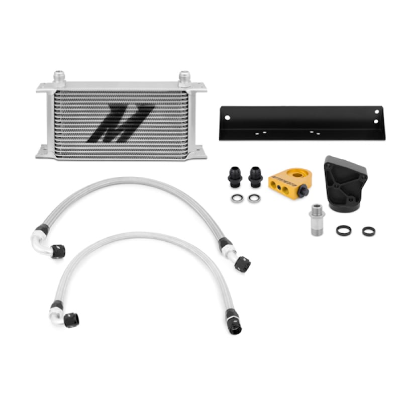 Mishimoto — Oil Cooler Kit, Silver, Thermostatic, fits Hyundai Genesis Coupe 3.8L 2010-2012
Hyundai Genesis Coupe 3.8L Thermostatic Oil Cooler Kit
