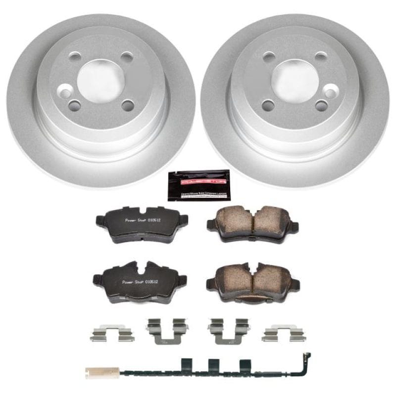 PowerStop — Genuine Geomet Coated Rotor and Carbon-Fiber Ceramic Brake Pad Kit