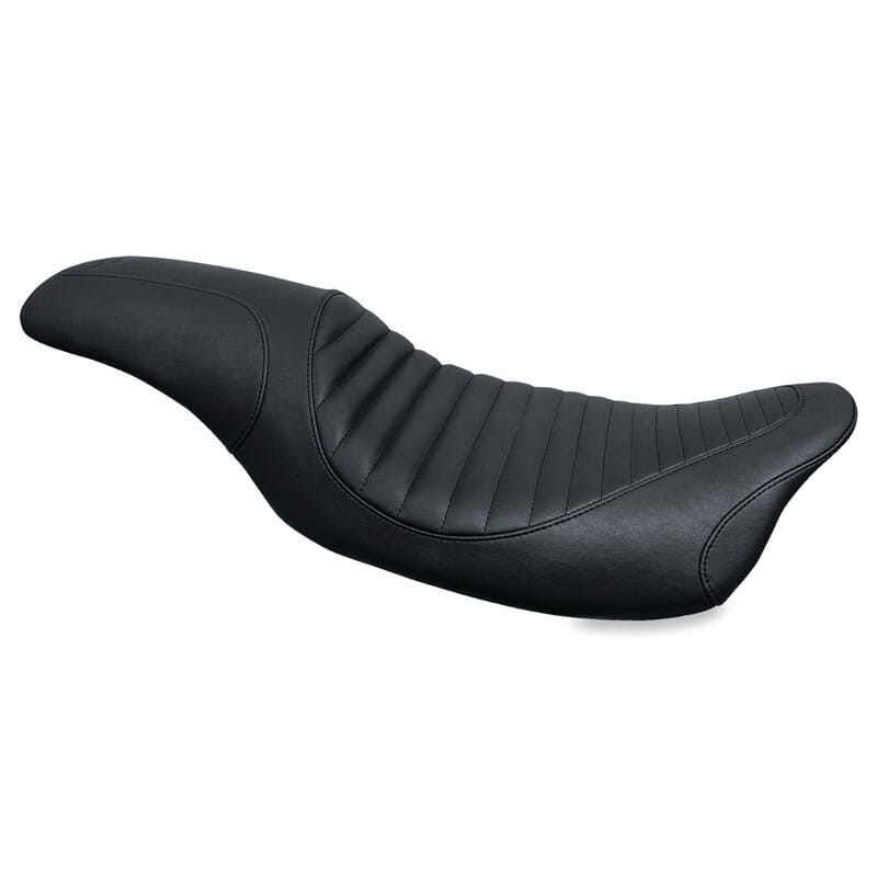 Mustang Motorcycle — Mustang 08-21 Harley Electra Glide,Rd Glide,Rd King,Str Glide Tripper Fastback 1PC Seat - Black