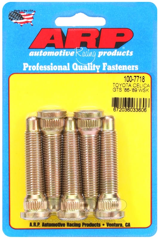 ARP — ARP 86-89 Toyota Celica GTS Front Wheel Stud Kit