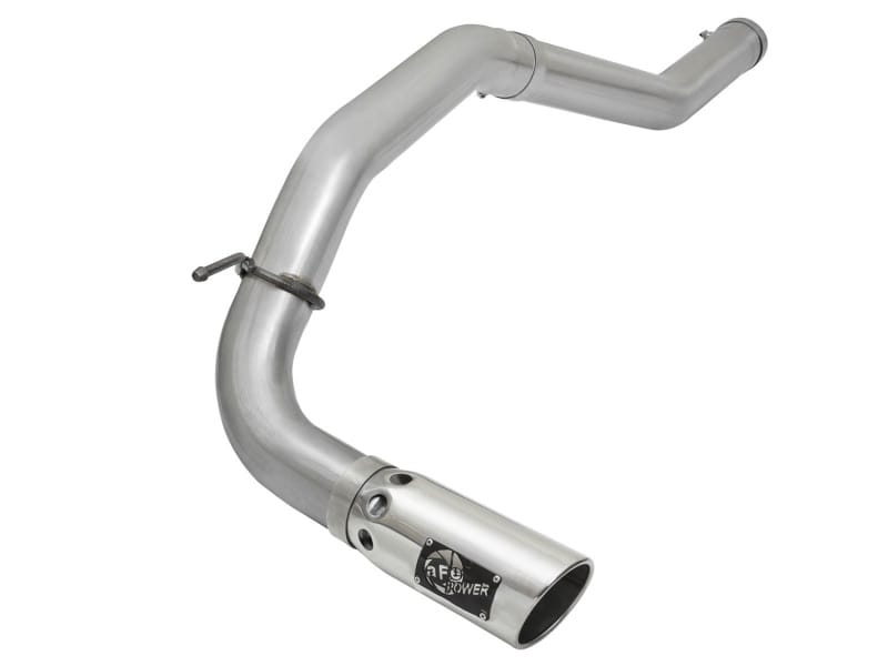 aFe — ATLAS 4 IN Aluminized Steel DPF-Back Exhaust System w/ Polished Tip