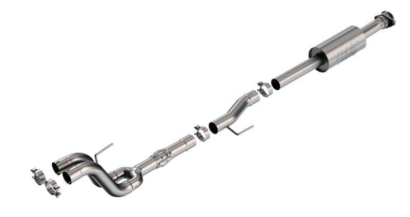 Borla — Mid-Section Exhaust System w/ Muffler & Mid-Pipe - ATAK