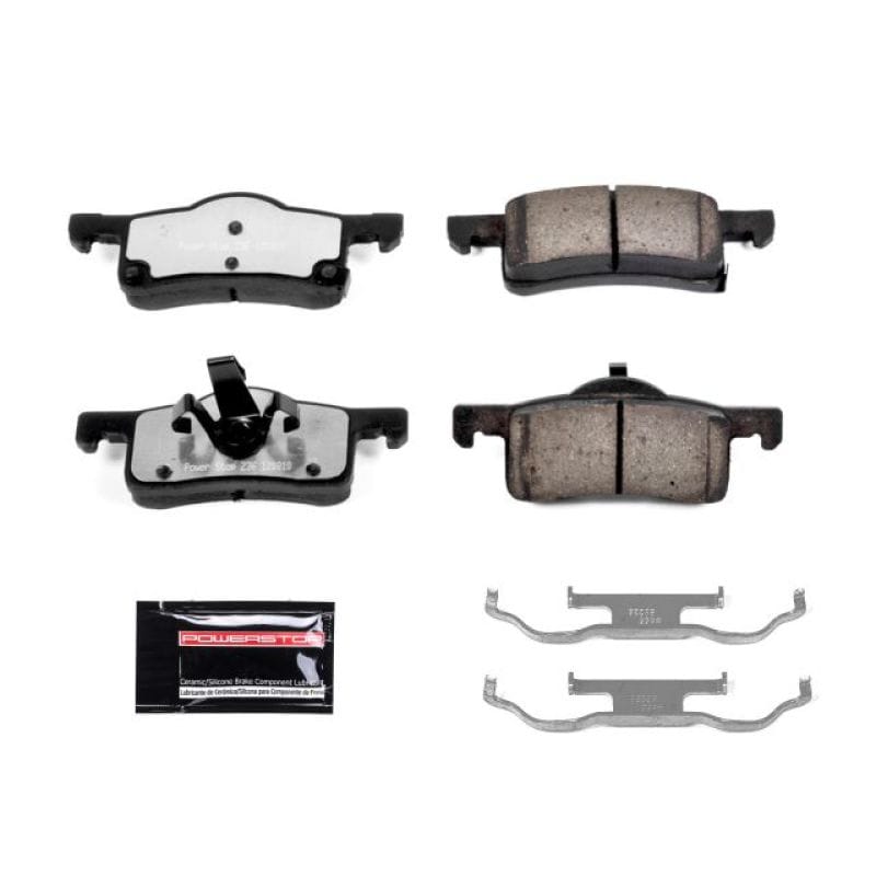 PowerStop — PowerStop - Z36 Truck and SUV Carbon-Fiber Ceramic Brake Pads with Hardware Kit