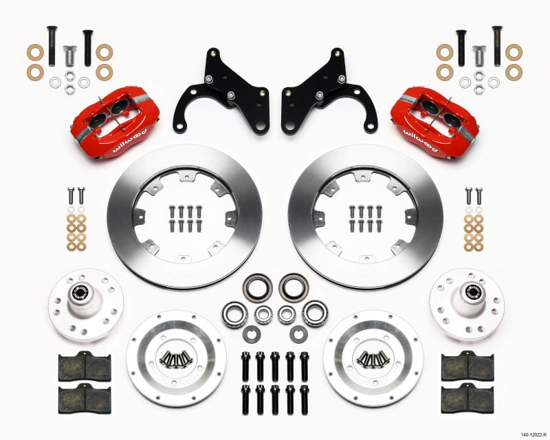 Wilwood — KIT,FRONT,IMPALA DRUM 65-68,FDLI 12.19,RED