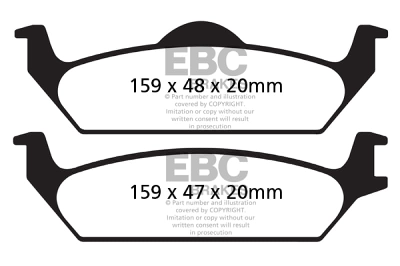 EBC — 6000 Series Greenstuff Truck/SUV Brakes Disc Pads