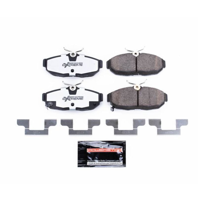 PowerStop — PowerStop - Z26 Performance Carbon-Fiber Ceramic Brake Pads with Hardware Kit
