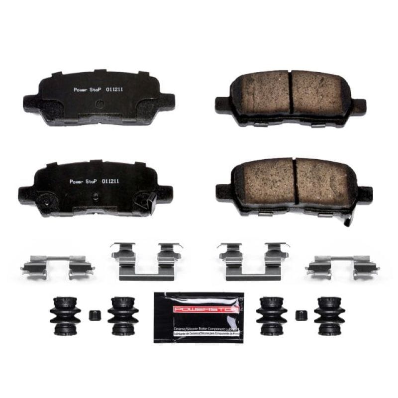 PowerStop — PowerStop - Z23 Daily Driver Carbon-Fiber Ceramic Brake Pads with Hardware Kit