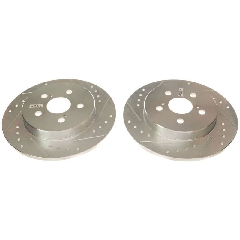 PowerStop — PowerStop Evolution Performance Drilled, Slotted & Plated Brake Rotor Pair