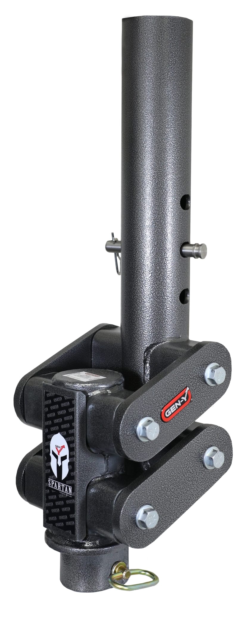 GEN-Y Hitch — Gen-Y Spartan Torsion-Flex 5in Offset 4in RD Tube Gooseneck 2-5/16in Coupler Standard Height
Gooseneck Hitch