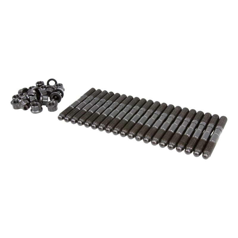 COMP Cams — M8x1.25 threads on both sides. 67mm Overall Thread Length. 12 Point flange nuts