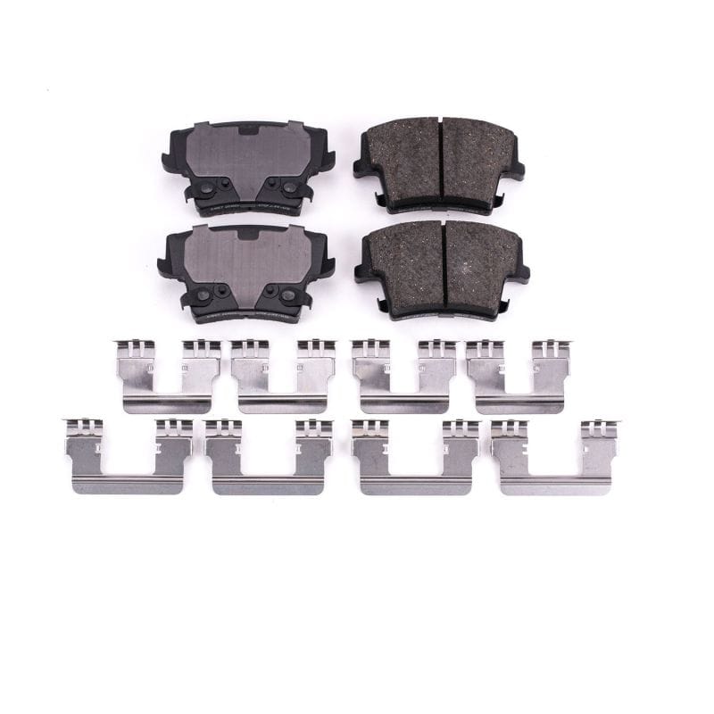 PowerStop — PowerStop - Z17 Low-Dust Ceramic Brake Pads with Hardware