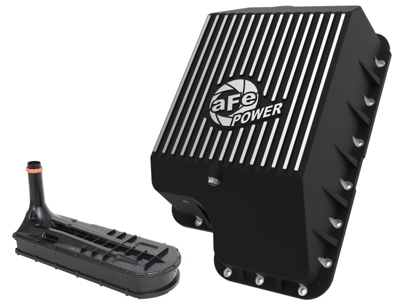 aFe — aFe POWER Pro Series Transmission Pan Black w/ Machined Fins