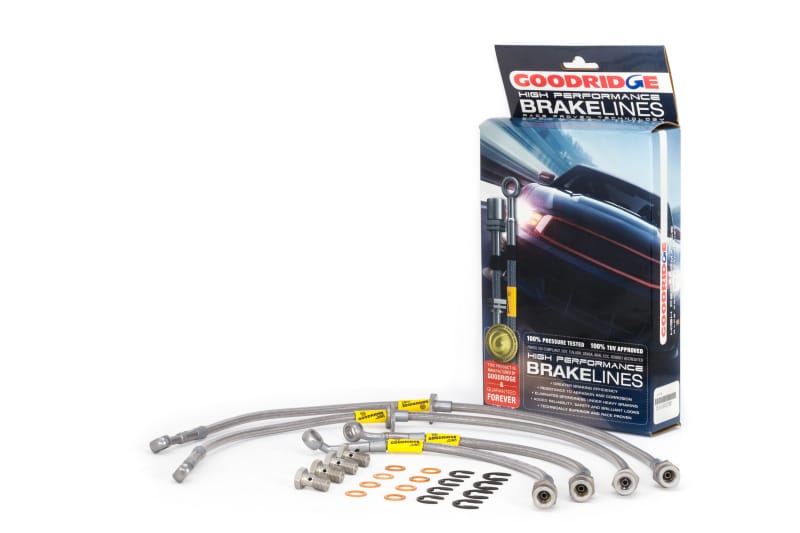 Goodridge — G-STOP SS Braided Brake Line Kit