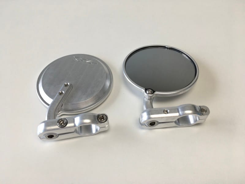 CRG Constructors — CRG Hindsight 3 in. Round Bar-End Mirror Right - Silver