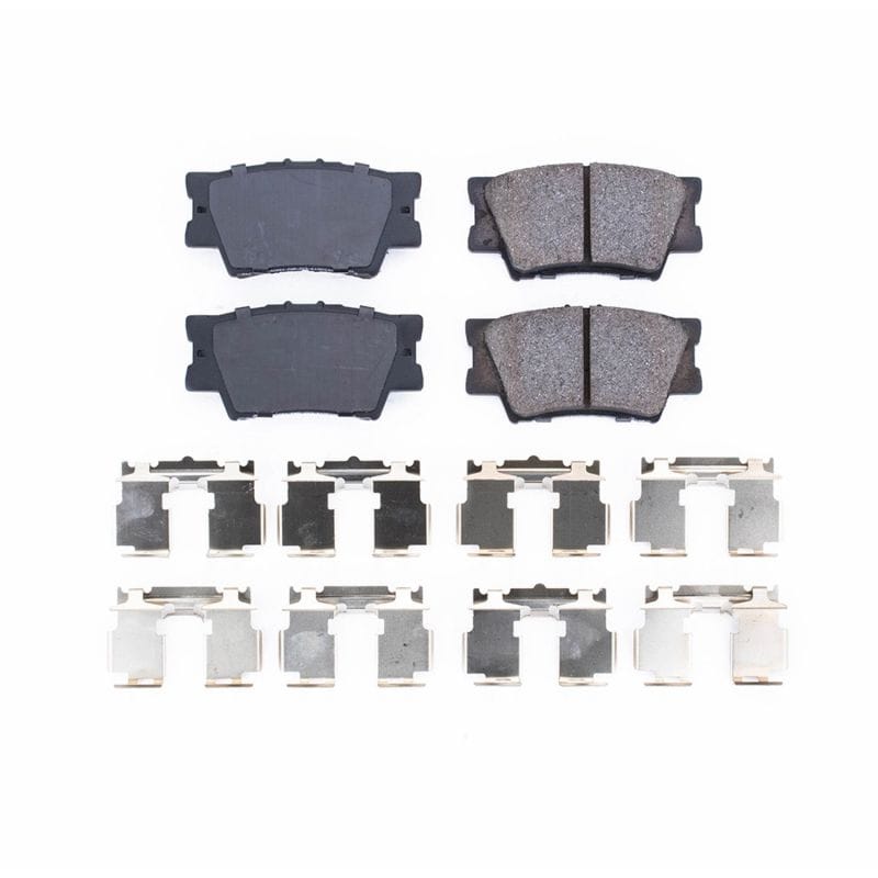 PowerStop — PowerStop - Z17 Low-Dust Ceramic Brake Pads with Hardware