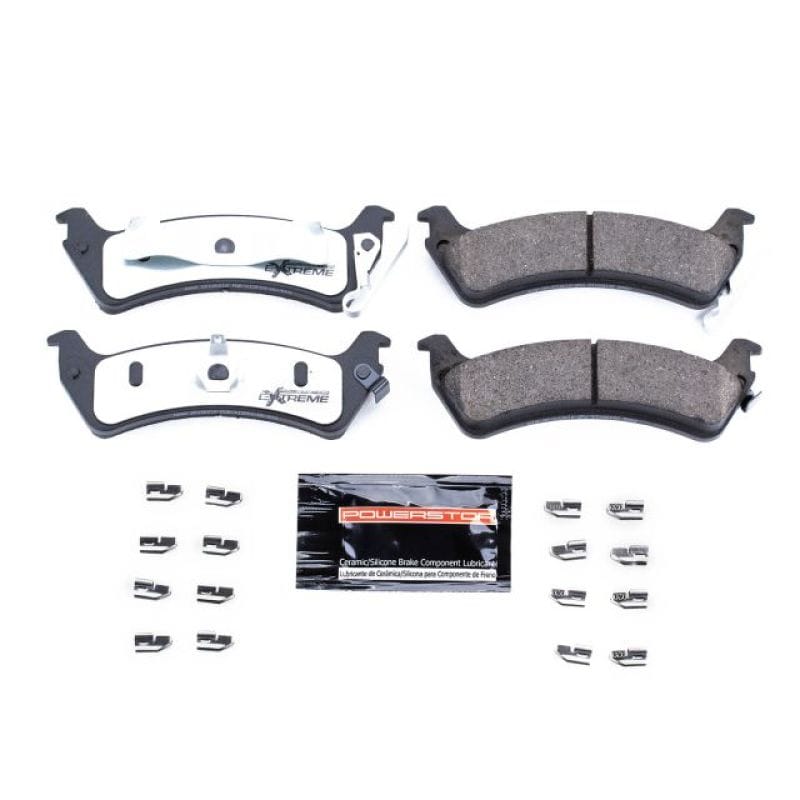 PowerStop — PowerStop - Z36 Truck and SUV Carbon-Fiber Ceramic Brake Pads with Hardware Kit