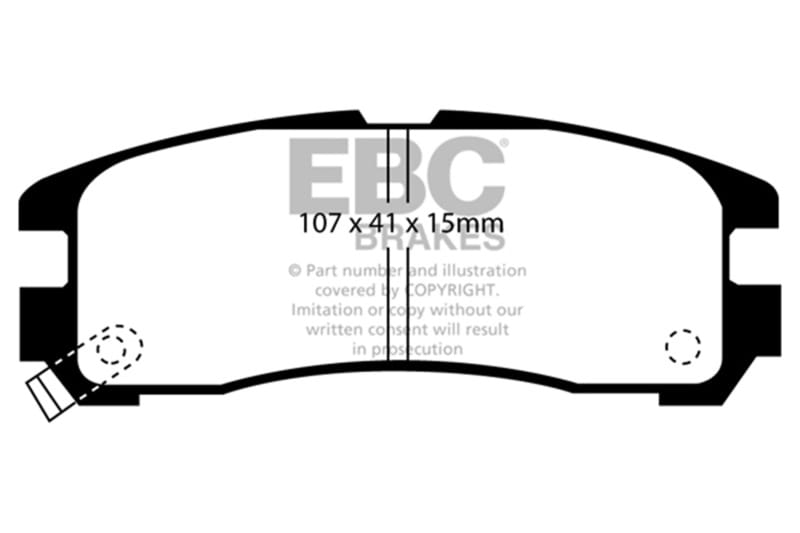 EBC — Greenstuff 2000 Series Sport Brake Pads