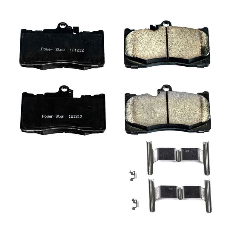 PowerStop — PowerStop - Z17 Low-Dust Ceramic Brake Pads with Hardware