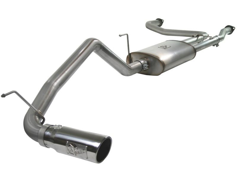 aFe — MACH Force-Xp 2-1/2 IN to 3 IN 409 Stainless Steel Cat-Back Exhaust w/Polish T
MACHForce XP Cat-Back SS-409 Exhaust System