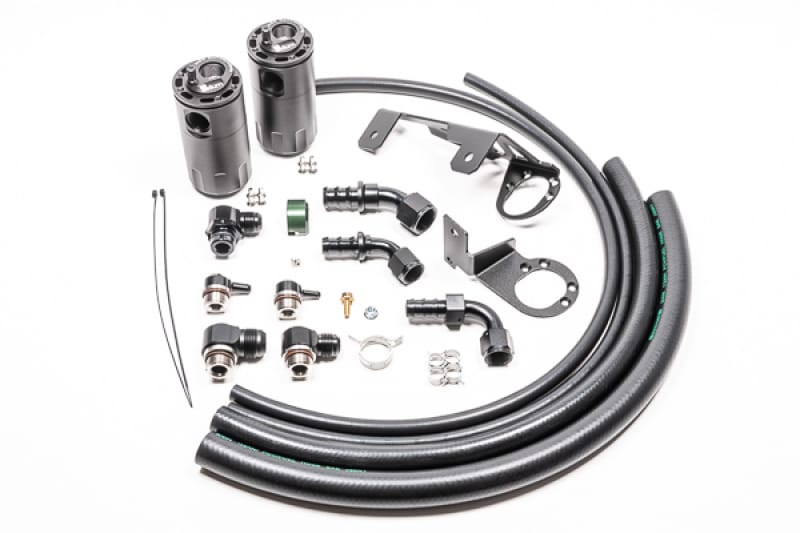 Radium Engineering — DUAL CATCH CAN KIT, MK5 SUPRA, FLUID LOCK