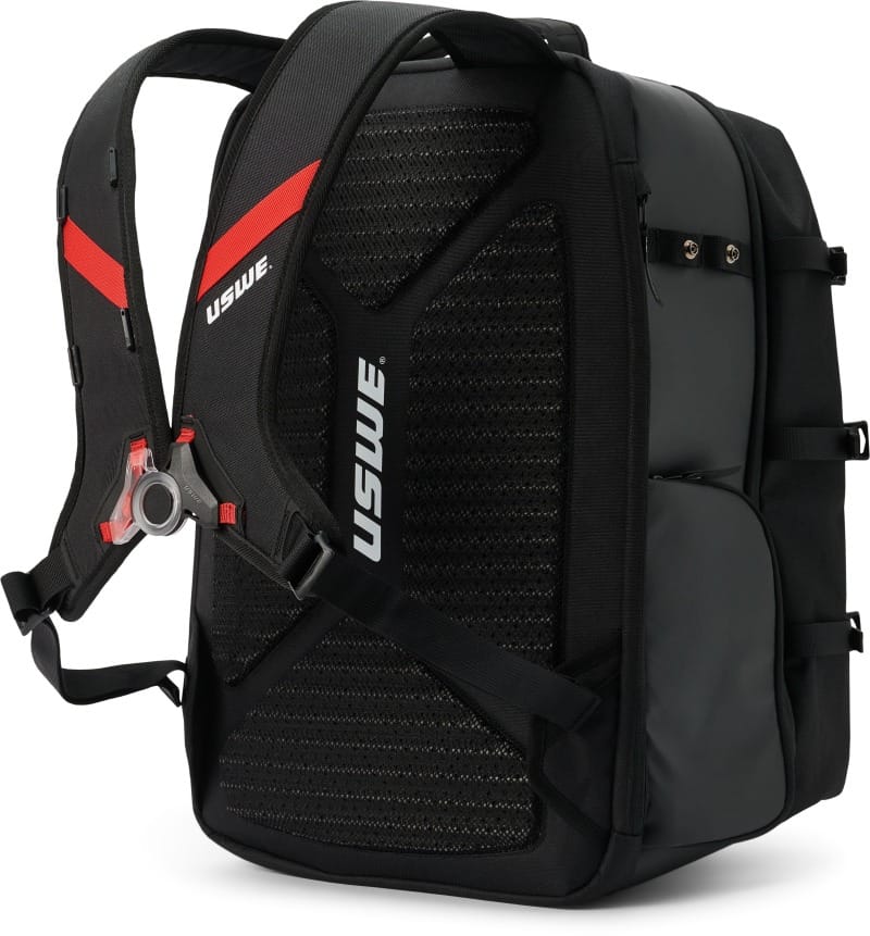 USWE — USWE Buddy Athlete Gear Backpack 40L - Black/Red