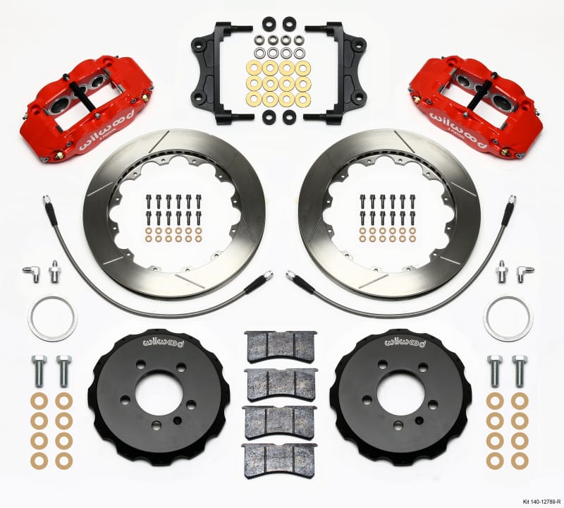 Wilwood — KIT,FRONT,VW GTI,06-14,FNSL6R,12.88x1.10 RED,W/LINES